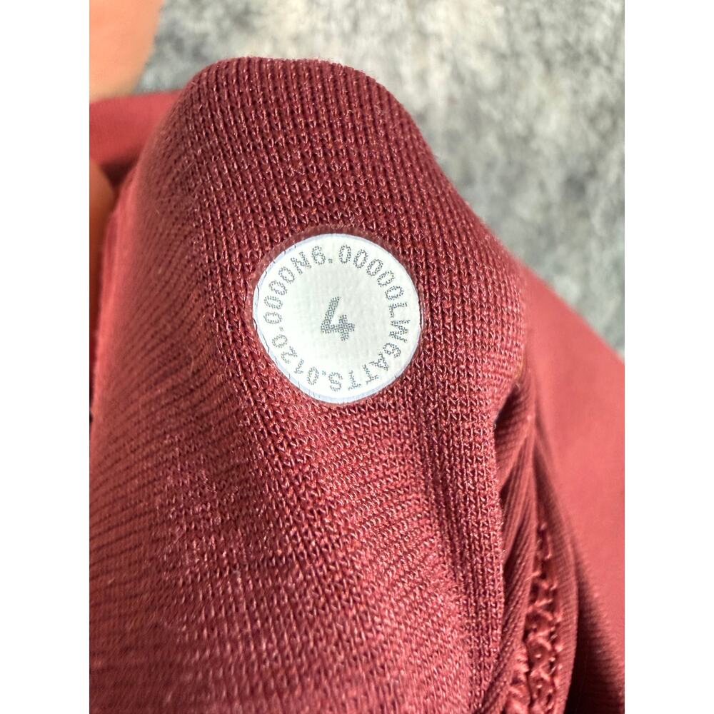 Lululemon Wunder Under Crop High Rise Sz 4 Chianti Luxstreme Leggings 21" Inseam - Picture 5 of 8